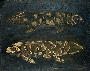 立石鐵臣「生きている化石」30F 1961年