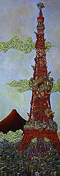 柿沼宏樹「 鉄塔裏の富士 」